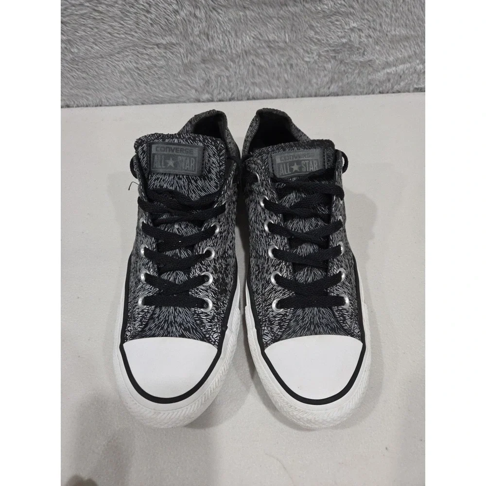 Converse Chuck Taylor Black Reflective Sneaker Animal Print Size 10 Women's
